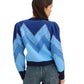 Fuzzy Chevron Sweater
