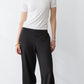 Ponte Knit Barrel Pant