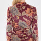 Delhi Floral Velvet Jersey Blouse