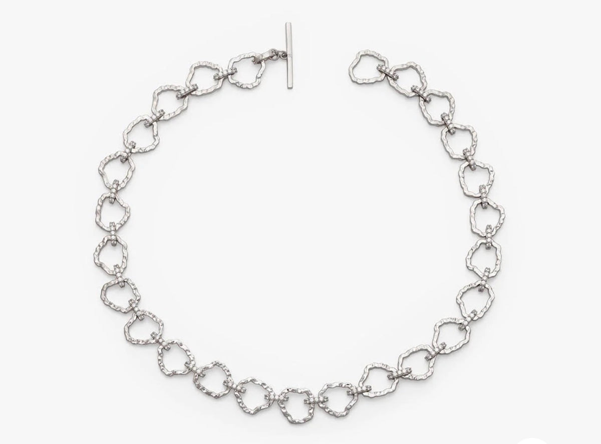 South of Broad Rhodium Plated Necklace
