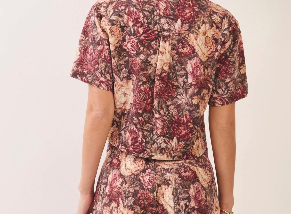 Floral Print Utility Top