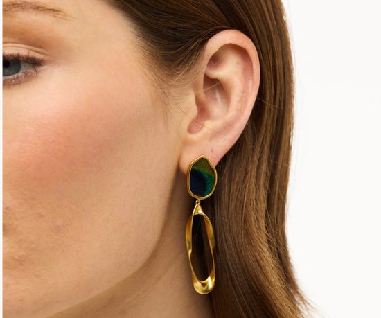 Organic Drop Earring