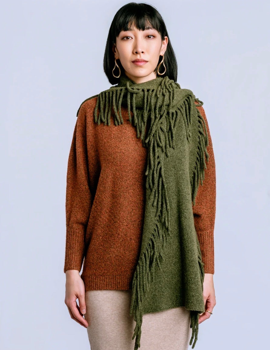 Sachi Scarf in Olive Jade