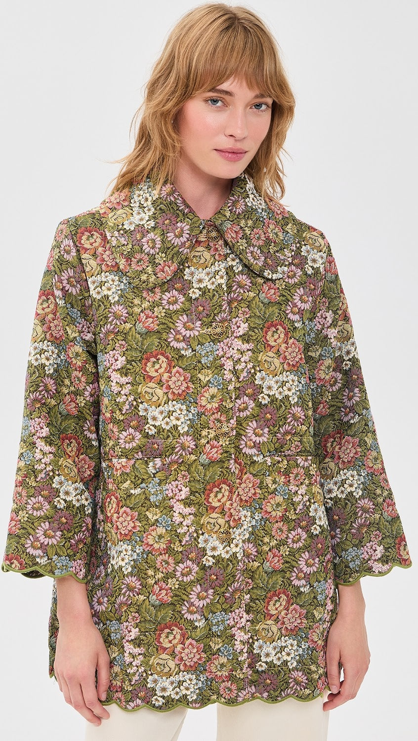 Jacquard Trench