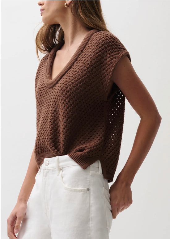Beck Open Knit Crop