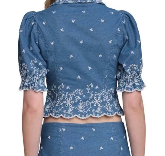 Chambray Top
