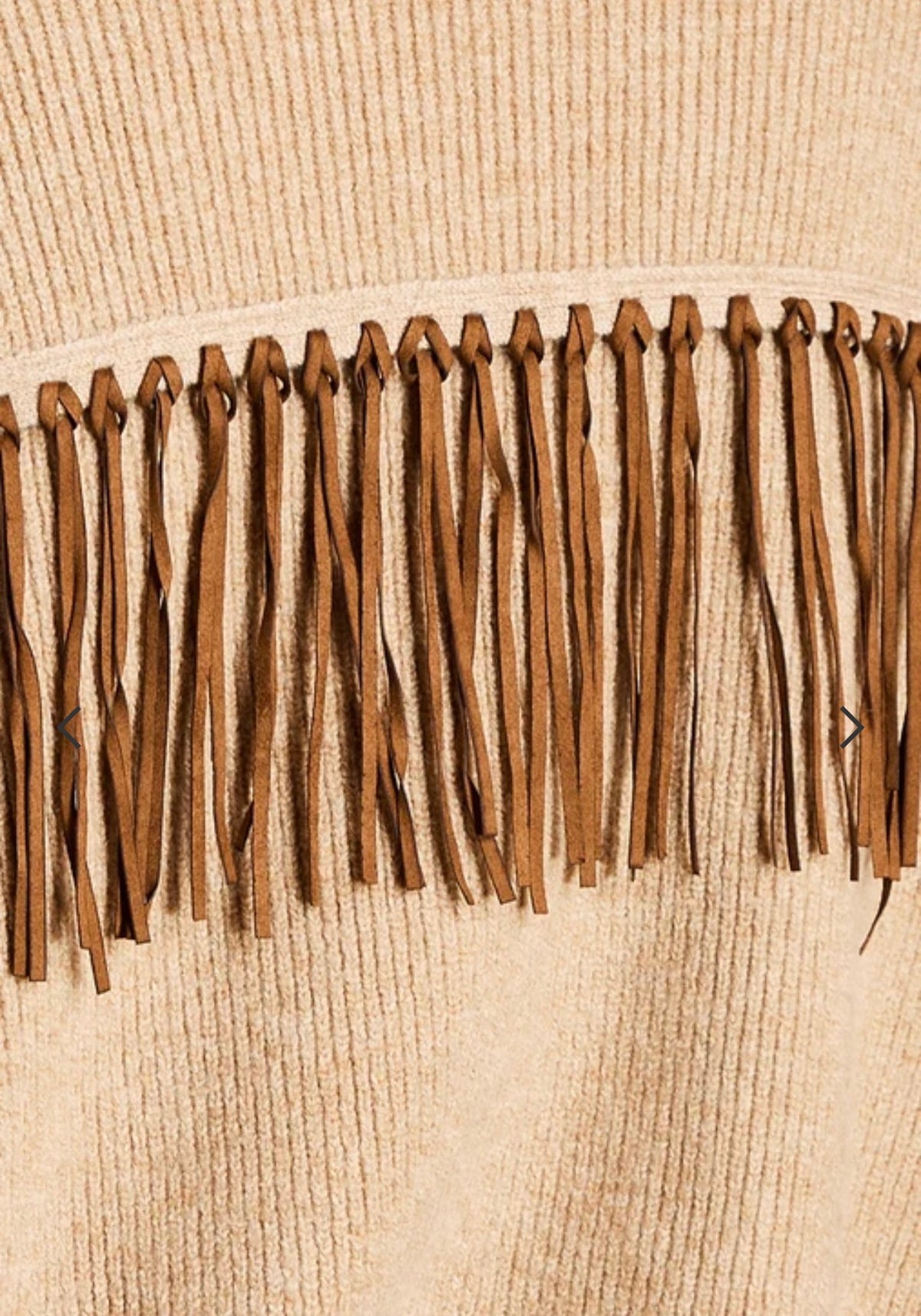 Venette Fringe Sweater