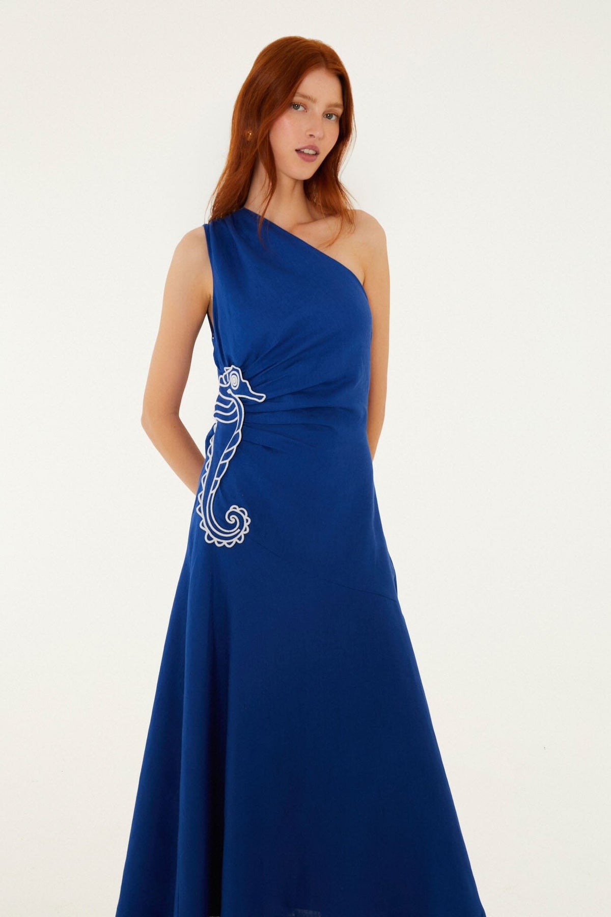 One Shoulder Maxi