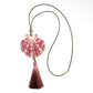 Hazel Shell Tassel Necklace