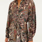 Tapestry Flower Belted Midi