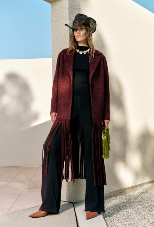 Veronica Fringe Coat