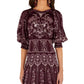Liz Burgundy Maxi Dress
