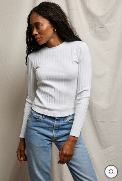 Rowe- Poorboy Rib Crewneck Long Sleeve