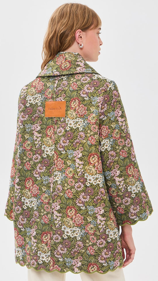 Jacquard Trench