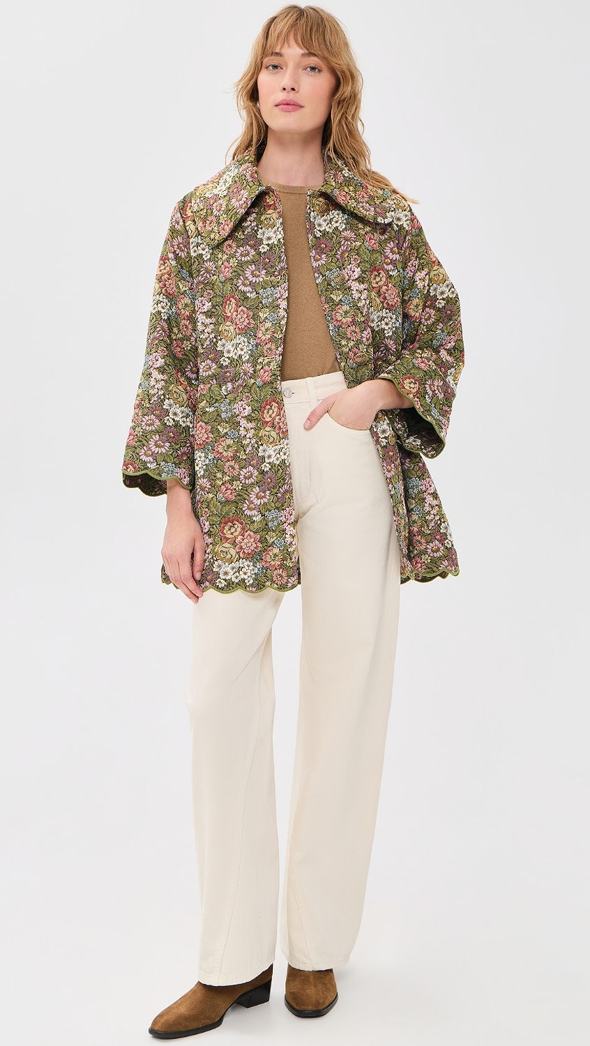 Jacquard Trench