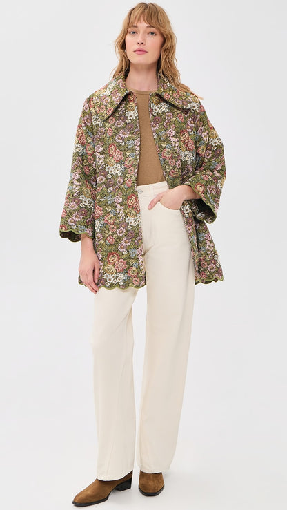 Jacquard Trench