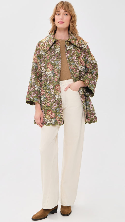 Jacquard Trench
