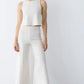 Ponte Wide Leg Crop
