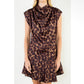 Silk Animal Print Dress