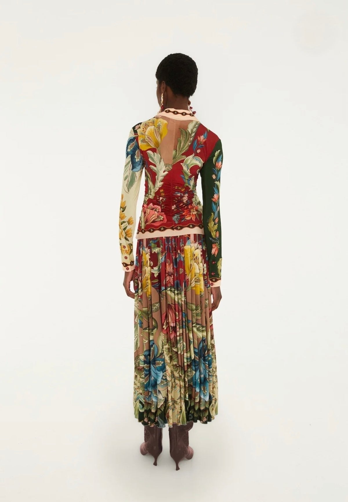 Lunar Boho Midi Skirt