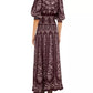 Liz Burgundy Maxi Dress