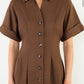 Short sleeve button down dress