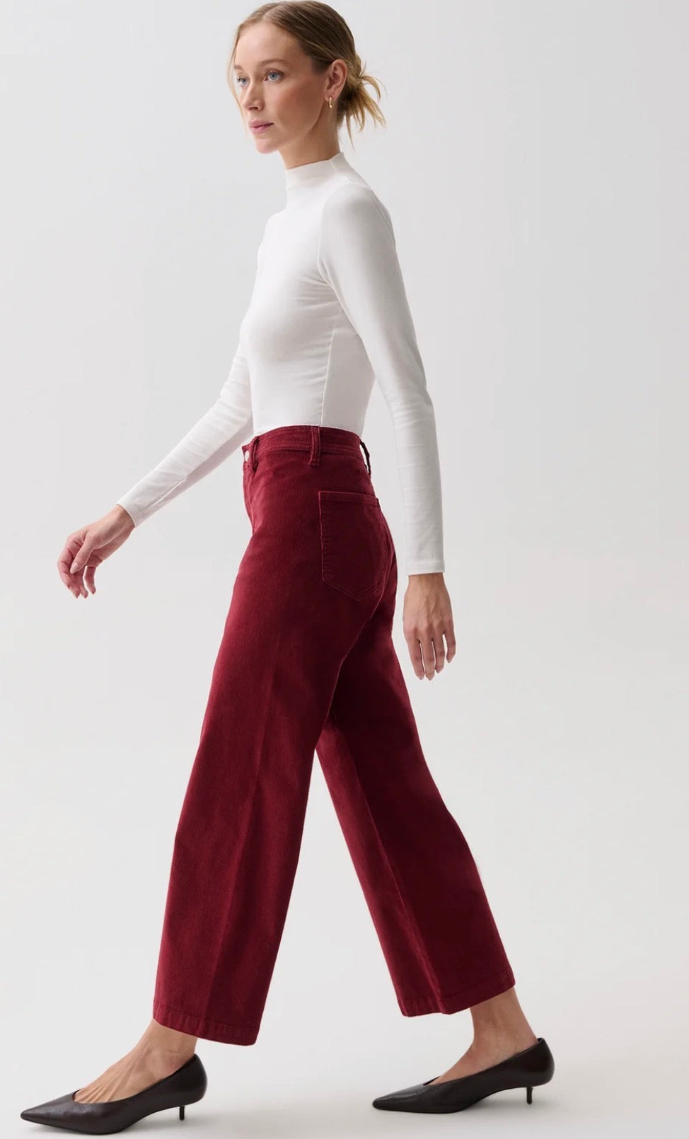 Penny Crop High Rise Wide Leg
