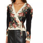 Printed Long Sleeve Blouse