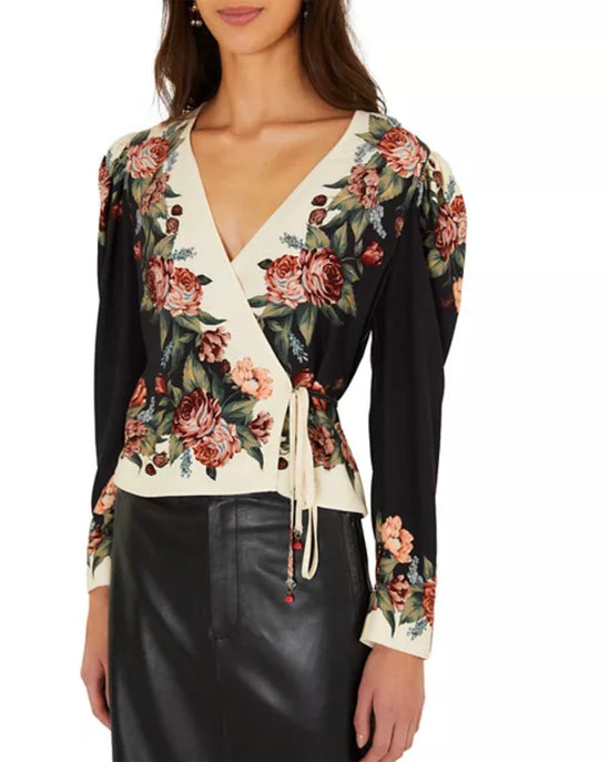 Printed Long Sleeve Blouse