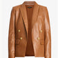Kindra Vegan Leather Blazer