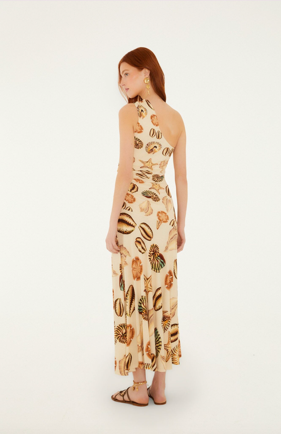 Shells One Shoulder Maxi