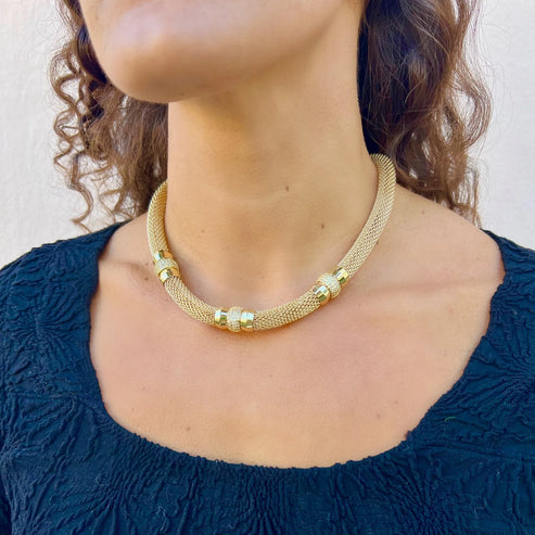 Fancy Mesh Necklace