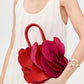 Scarlet & Hot Pink Flower Bag