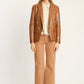Kindra Vegan Leather Blazer