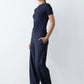 Ponte Knit Barrel Pant