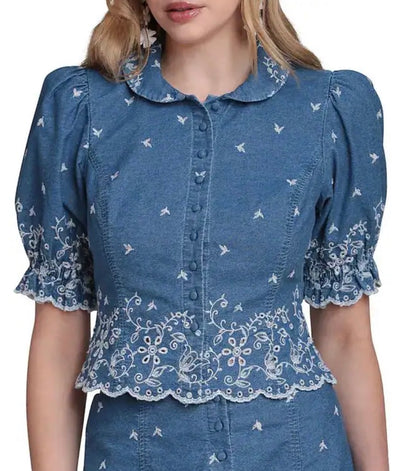 Chambray Top