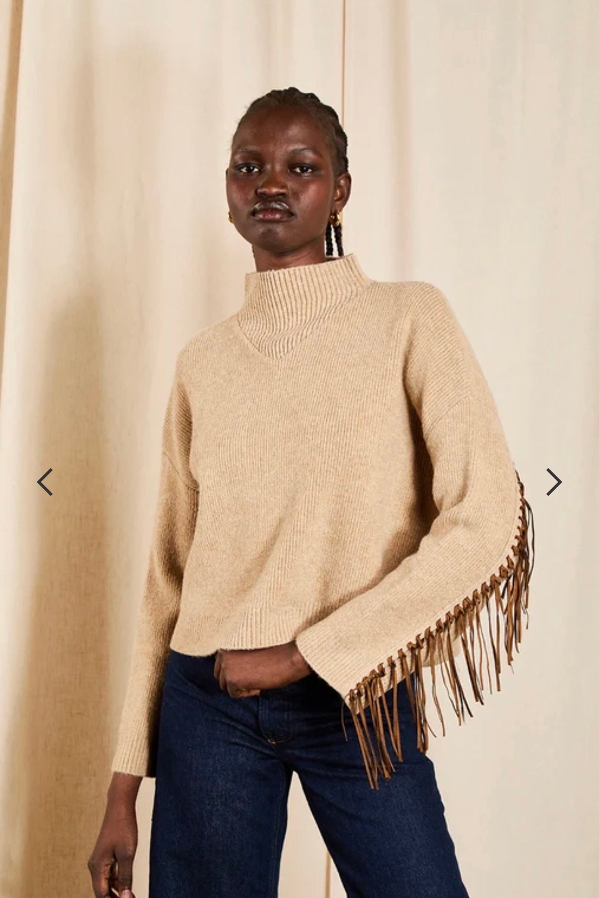 Venette Fringe Sweater