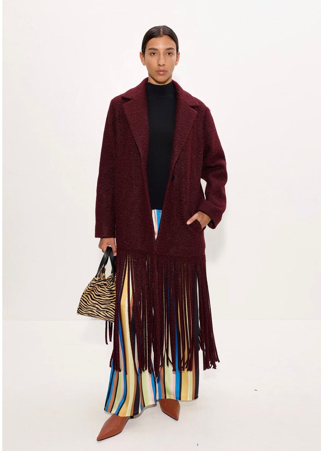 Veronica Fringe Coat