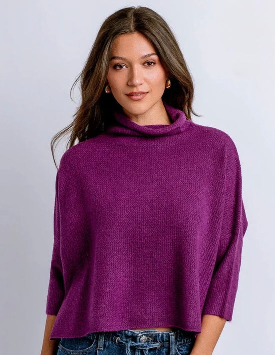 Aja London Sweater in Purple Magic